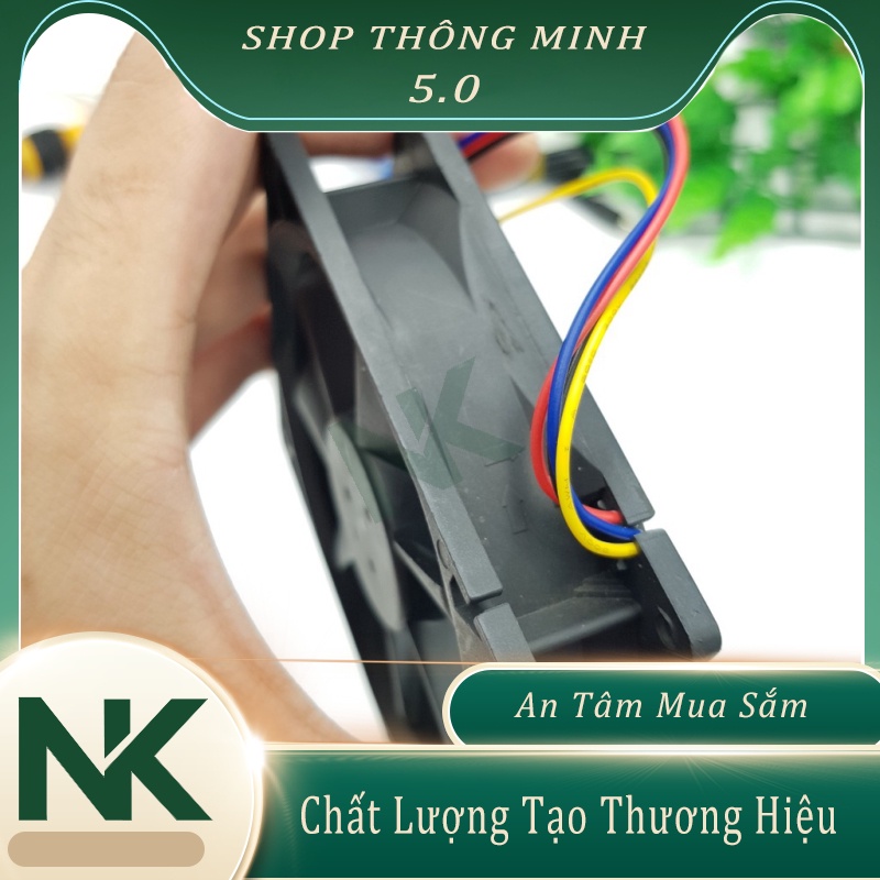 Quạt tản nhiệt máy tính 12V 0.6A 4 Pin 9x9x2.5CM Quạt 4000RPM Delta AUB0912VH