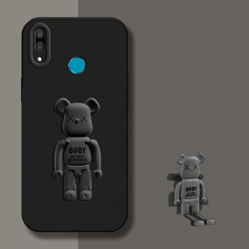 Ốp Điện Thoại Có Giá Đỡ Hình Gấu Hoạt Hình Cho Huawei Y7 Y9 Y6 Prime 2019 Y6S Y6P Y7A P Smart 2021