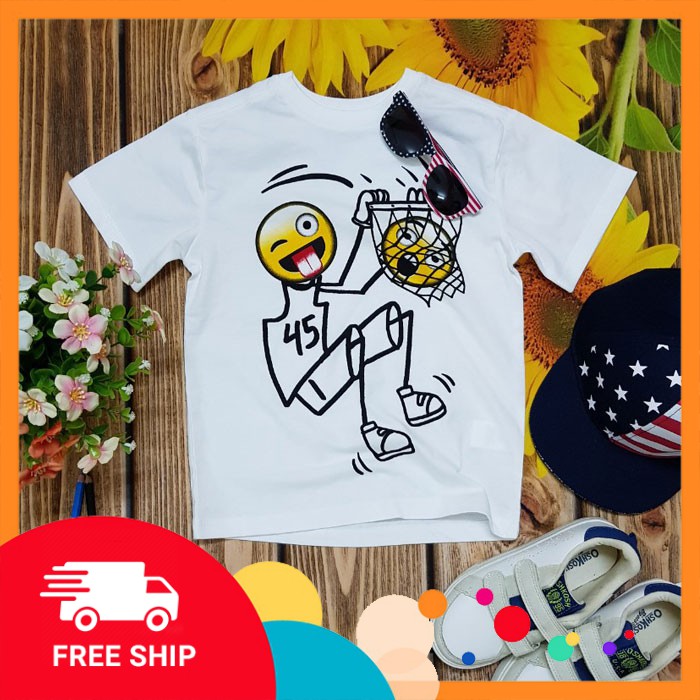 [Chính Hãng Place]Áo Thun Bé Trai Size Đại 15kg-33kg Chất Cotton Mềm Mịn Co Giãn Siêu Hút Mồ Hôi