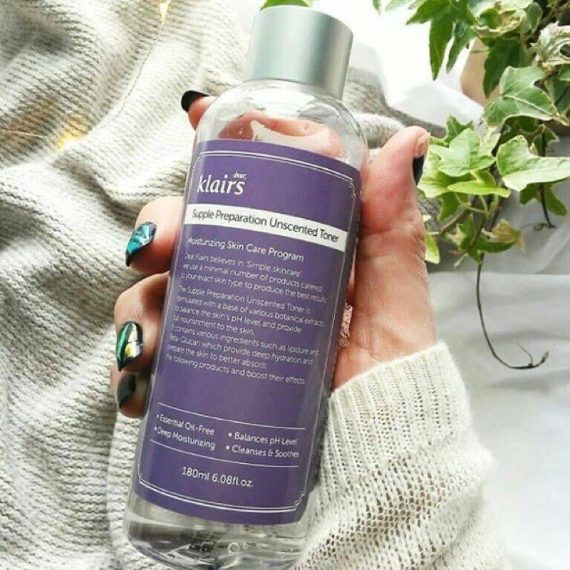 Nước hoa hồng Klairs toner