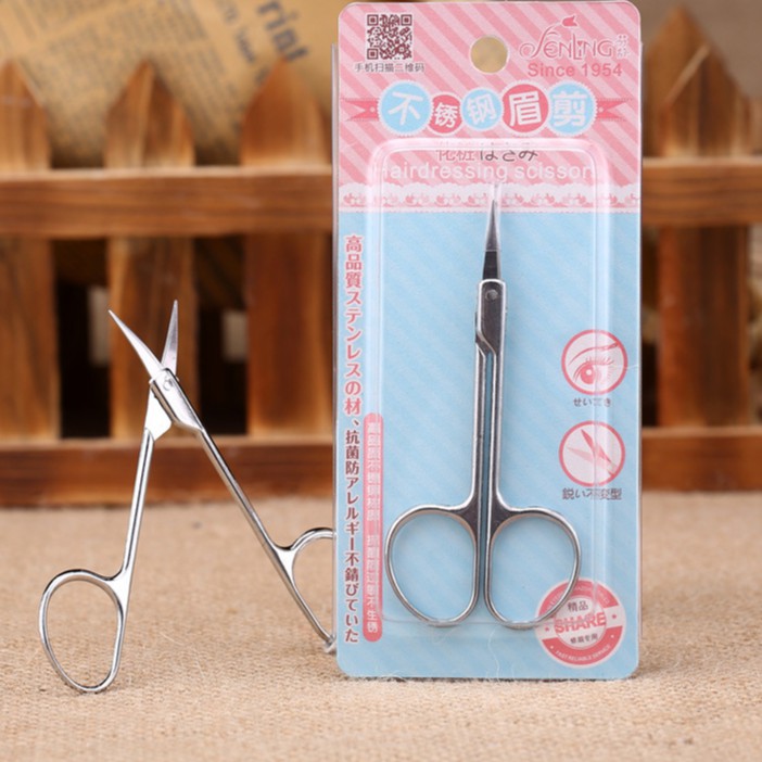 Kéo cắt tỉa lông mày, lông mi chuyên dụng Fenling Hairdressing Scissors SB5100 bằng thép không gỉ