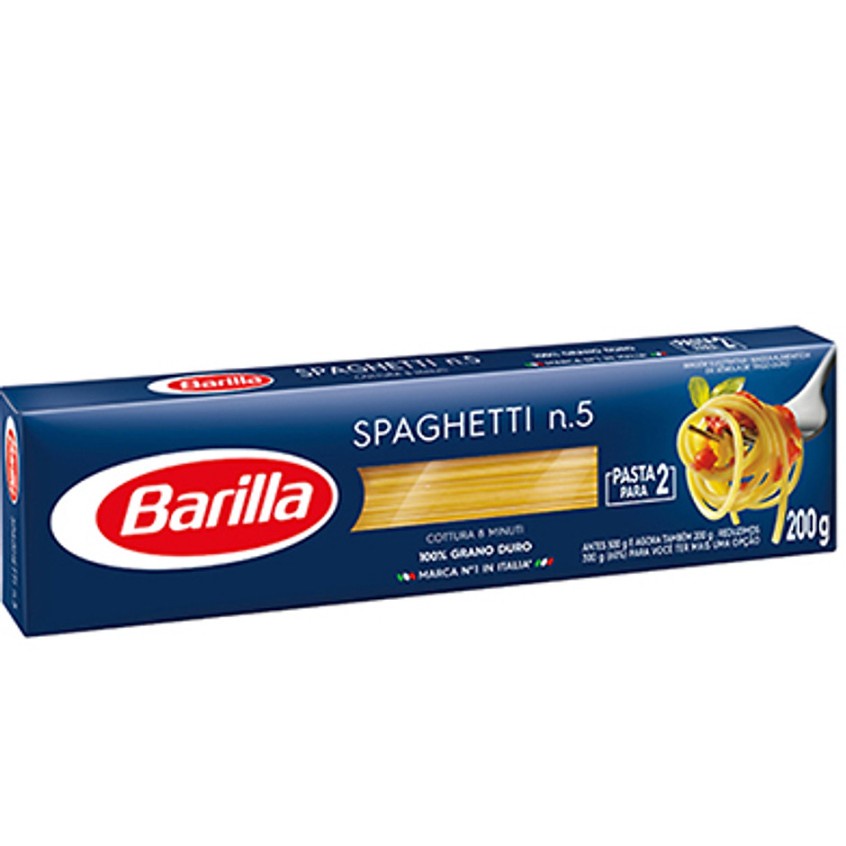 Mì Spaghetti Barilla số 5- 500g/ 200g của Ý[Chính hãng]