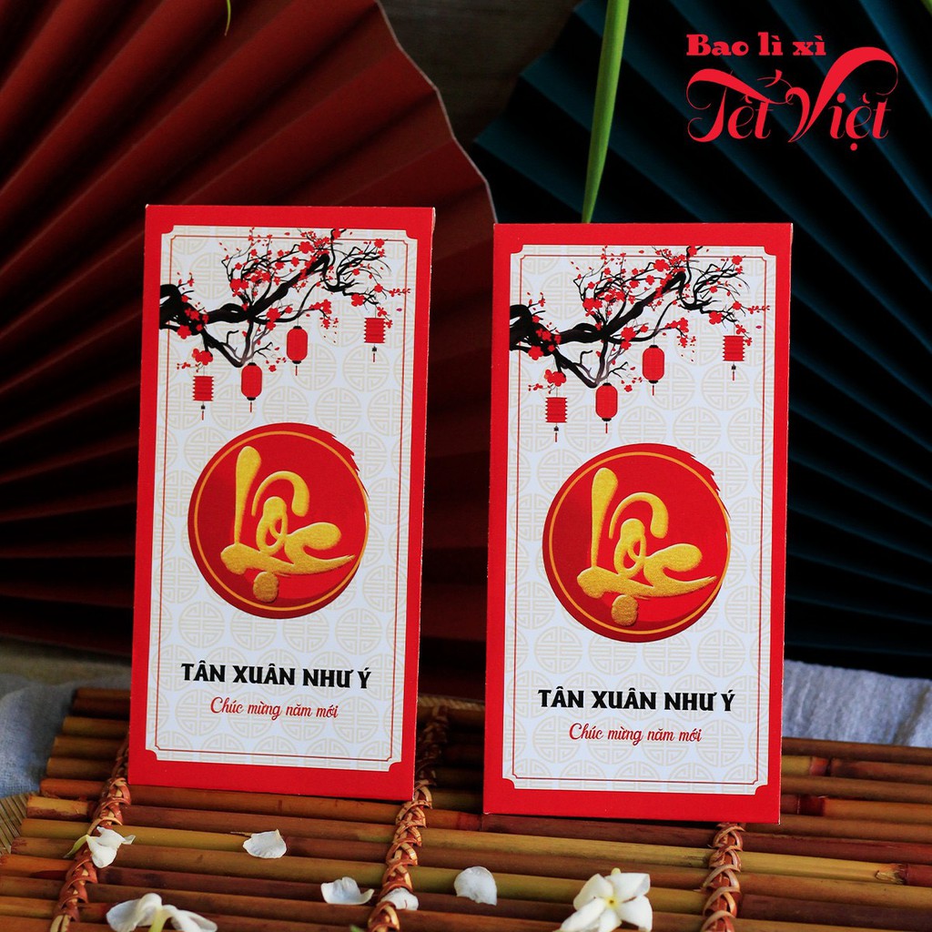 COMBO 50 CÁI BAO LÌ XÌ TẾT TÂN SỬU NĂM 2021