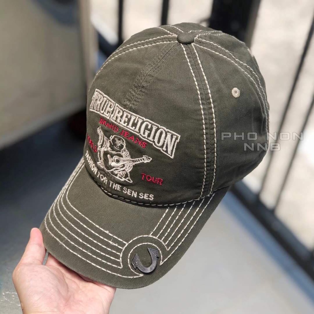 Nón ông địa - Mũ lưỡi trai True Religion đẹp