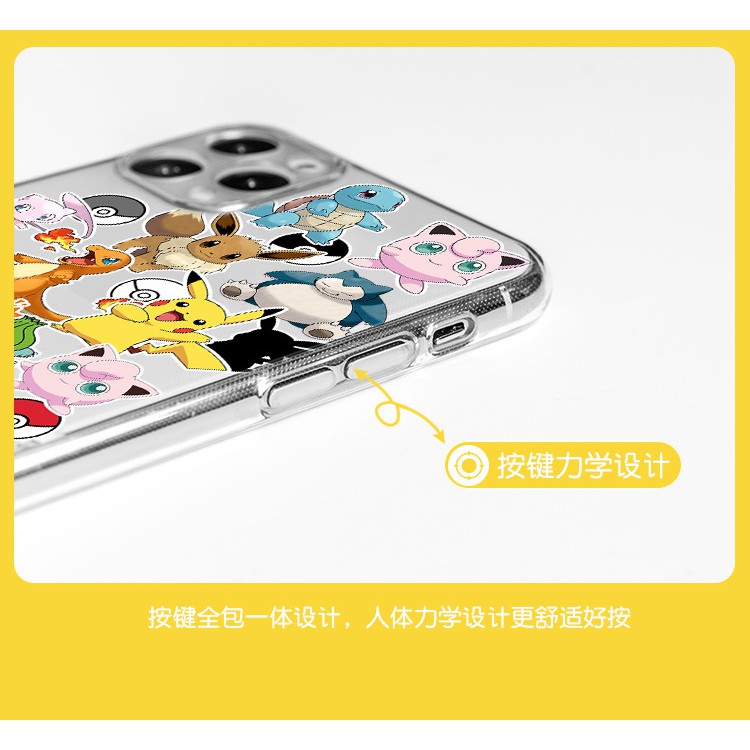 Ốp Điện Thoại Silicon Mềm Trong Suốt Siêu Mỏng Họa Tiết Hoạt Hình Cho iphone 14 MAX 13 PRO 12 / 11 XR 6S XSMAX 7 8 + SE2020 X 6 + XS