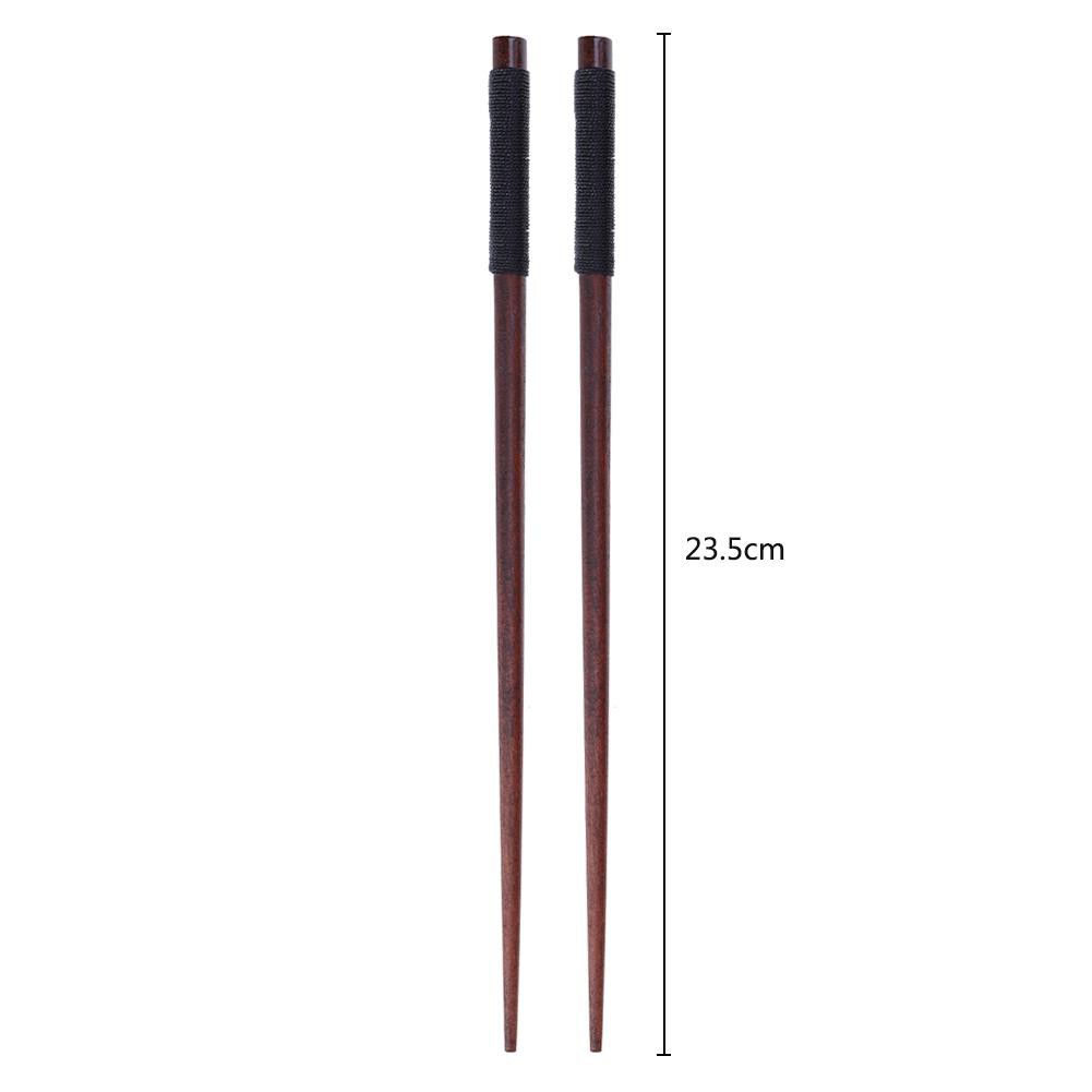 Đũa dài bằng gỗ tự nhiên tiện dụng và bền kích thước 23.5cm