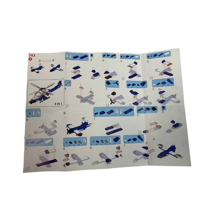 407 Chi Tiết – Bộ Đồ Chơi Lắp Ghép Mô Hình Máy Bay Trực Thăng, Lắp Ráp Mô Hình Tàu Bay Chiến Đấu