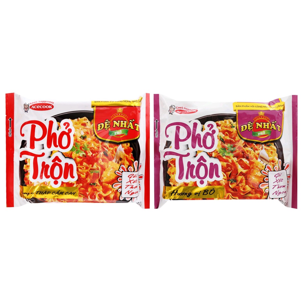 Phở trộn Đệ Nhất vị bò/ vị Thập cẩm cay gói 84g