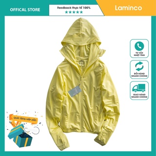 Áo khoác chống nắng nữ 2 lớp lưới thông hơi, cản tia uv mềm mại  v360 LAMINCO