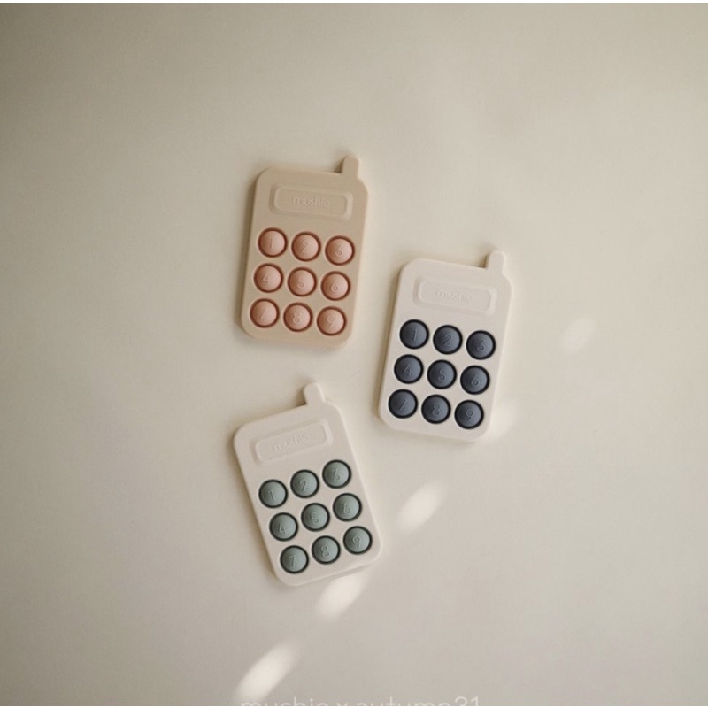 ĐỒ CHƠI GIÁO DỤC MÀU VÀ SỐ CHO BÉ 10 THÁNG pop it MUSHIE