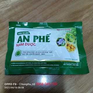 Viên ngậm An phế Nam Dược bổ phế, thanh họng, giúp giảm đờm, hạn chế ho nhiều