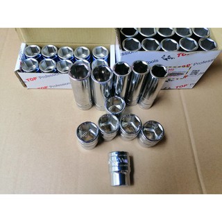 Đầu khẩu, đầu tuýp 1/2'' loại ngắn 8mm - 24mm