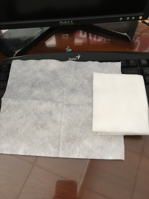 Giấy lau mặt trong thẩm mỹ, spa