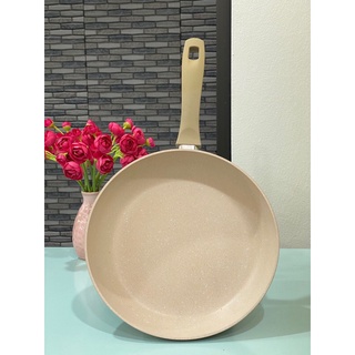 Chảo chống dính vân đá đáy từ HappyCook 26cm
