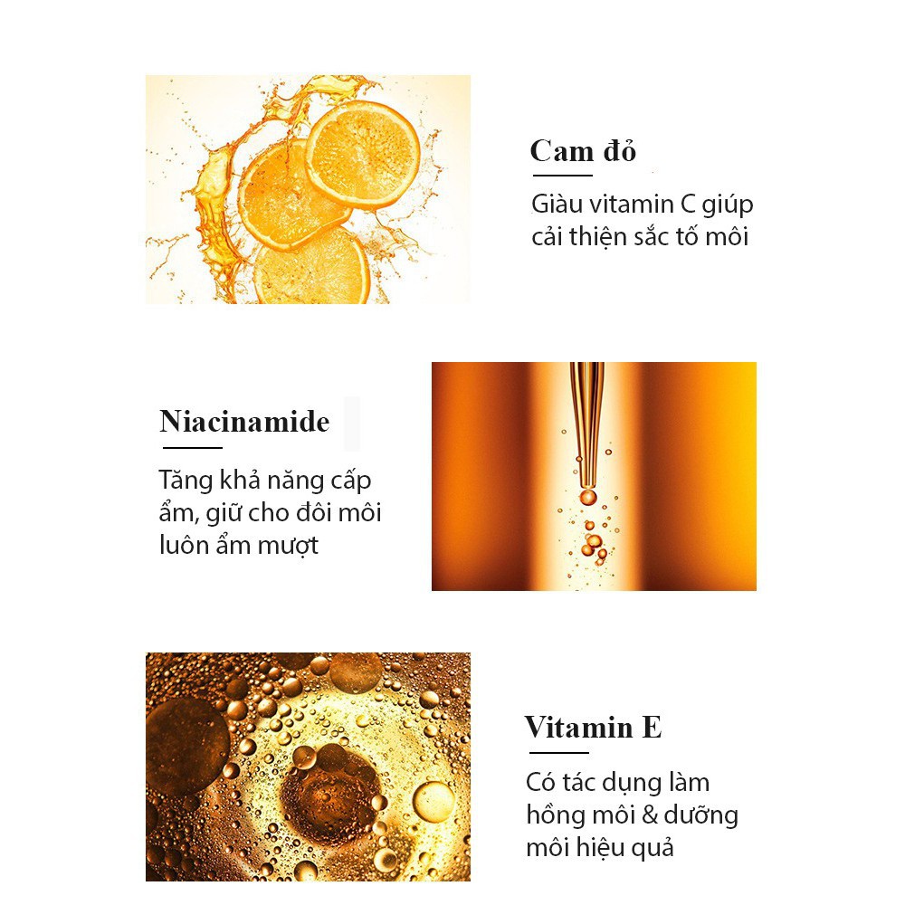 Son dưỡng môi IMAGES mềm mượt giảm thâm môi chiết xuất cam đỏ dưỡng môi nội địa Trung PO-P112 | BigBuy360 - bigbuy360.vn