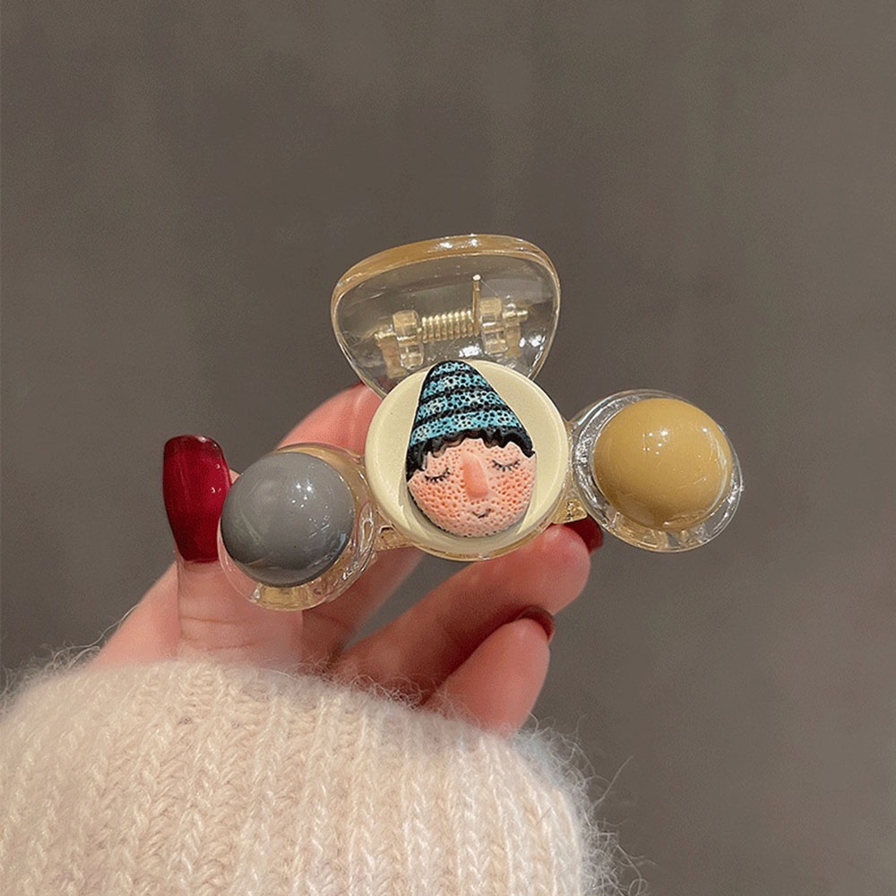 Kẹp Tóc Thời Trang Trong Suốt Giản Đơn Xinh Xắn Dành Cho Nữ