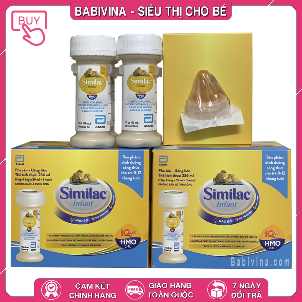 Sữa Nước Similac 19 Kcal, 22 kcal, 24 kcal Thùng 48 Ống