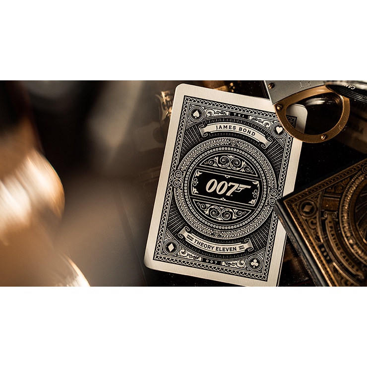Bộ bài tây, bài ảo thuật James Bond 007 Playing Cards by theory11 - Bài Mỹ - Hàng Chính Hãng