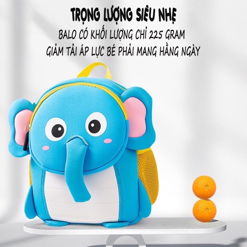 Balo TOCHANG chính hãng hình động vật 3D đáng yêu cho bé