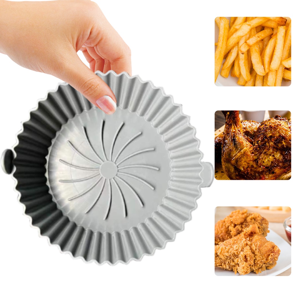 Tấm Lót Nồi Hấp Không Dính Bằng Silicone Cách Nhiệt Đa Năng Có Thể Tái Sử Dụng