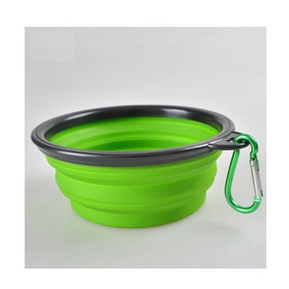 Tô đựng thức ăn cho chó mèo silicon có thể xếp gọn
