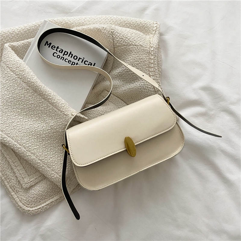 Túi đeo vai thời trang retro đơn giản cá tính cho nữ 2021