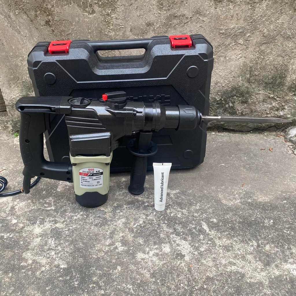 Máy khoan đục hugong 555 chính hãng - bảo hành 12 tháng