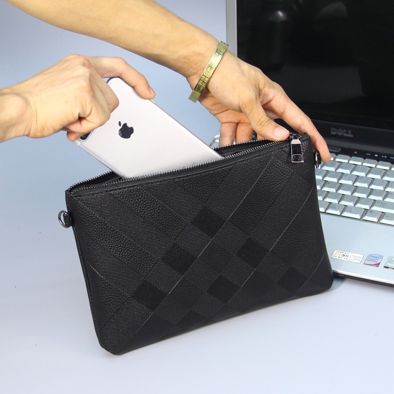 Ví Cầm Tay Thiết Kế Cỡ Lớn Thời Trang Cao Cấp Cho Nam