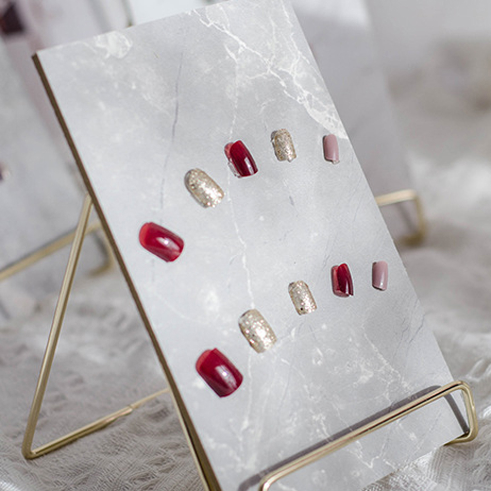 [Hàng mới về] Bảng gỗ trưng bày móng tay nghệ thuật bền bỉ tiện lợi