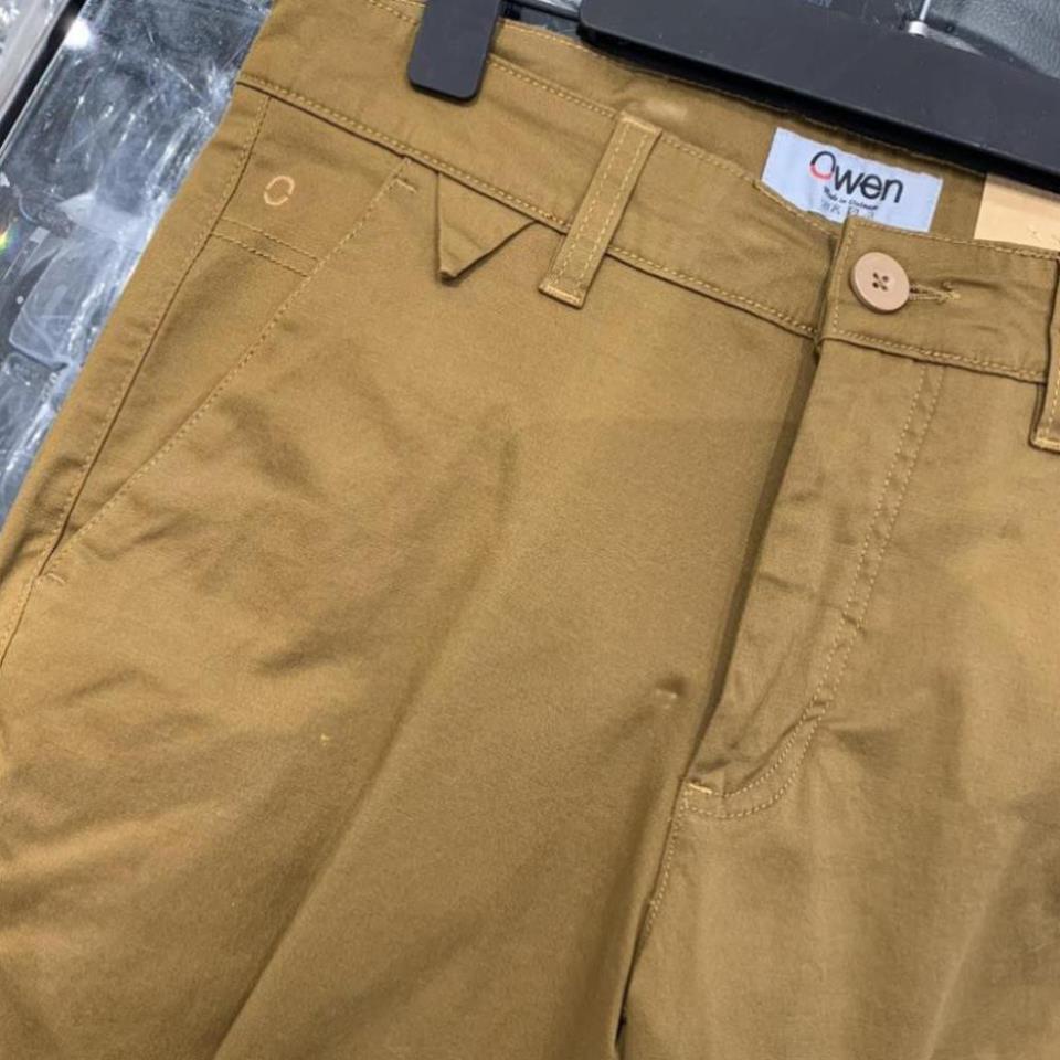 Sale Chính Hãng OWEN - Quần kaki Owen màu nâu vàng chất co dãn - Quần kaki nam 18270 hot 🌺 neww * ! $ % $