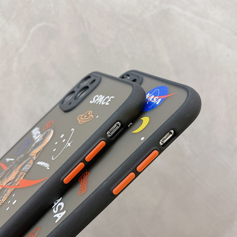 Ốp điện thoại cứng trong suốt hình NASA và phi hành gia cho iPhone 12 / Pro Max / Mini / 6 / 7 / 8 / Plus / X / XR / Xs Max / i11 / SE2 | BigBuy360 - bigbuy360.vn