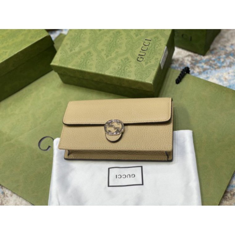 Túi xách nữ G C woc trắng da thật 5 màu -size 19cm fullbox hãng