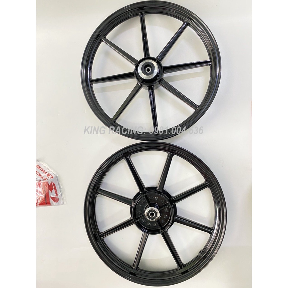 CẶP MÂM-VÀNH ĐÚC 8 CÂY 1 ĐĨA HÀNG CHÍNH HÃNG RCB GẮN ZIN  SIRIUS,JUPITER ,EXCITER 2006-2010,...