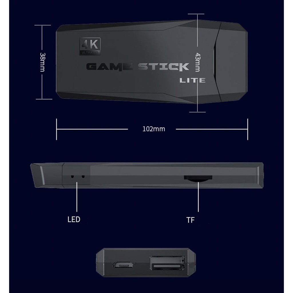 MÁY CHƠI GAME 9 HỆ MÁY GIẢ LẬP 3500 TRÒ CHƠI 2 TAY CẦM HDMI 🕹🕹