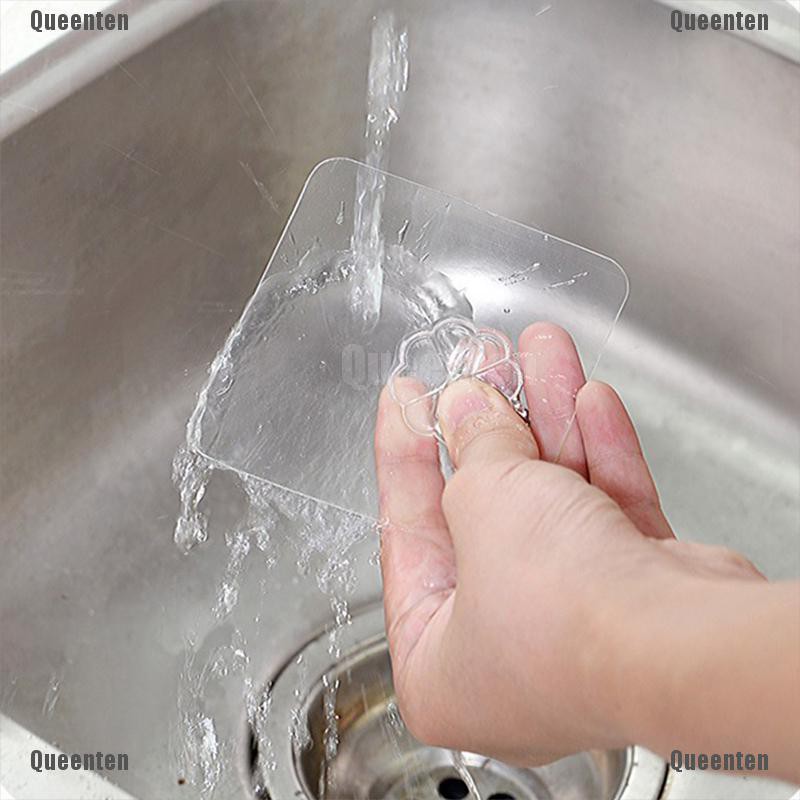 ★Queen★5pcs Load Bearing 10KG Seamless Adhesive Hook Strong Stick Hook Kitchen Wall Hanger