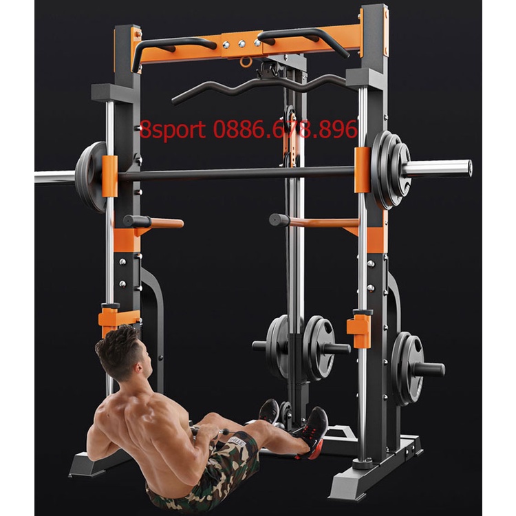 Ghế ta, Giàn tạ 8SPORT tiêu chuẩn phòng gym (tặng bánh tạ gang, free sip, quà tặng kèm...)