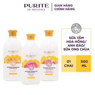 Sữa tắm Dưỡng trắng Sữa Ong Chúa Purite 500ml