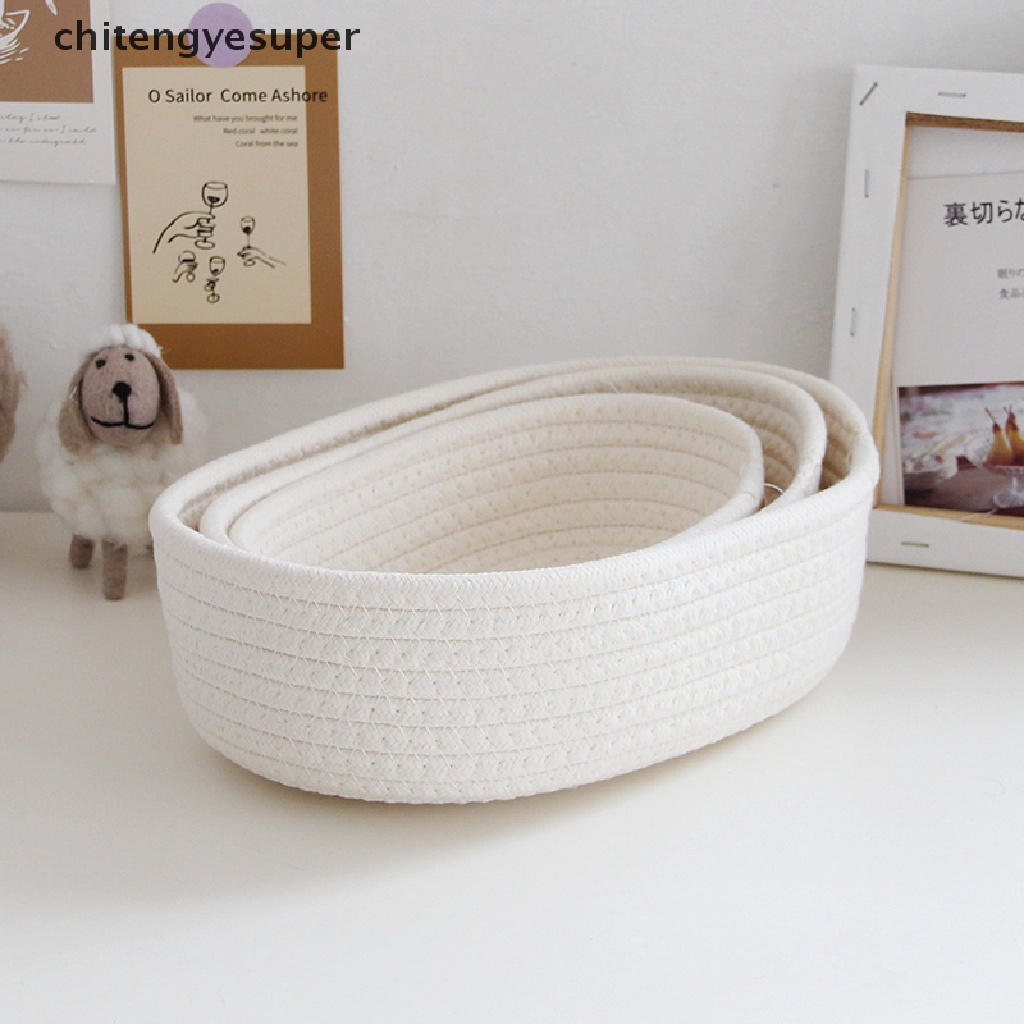 Chitengyesuper Storage Basket Storage Box Desktop Sundries Storage Basket Cosmetics Snack Porch CGS