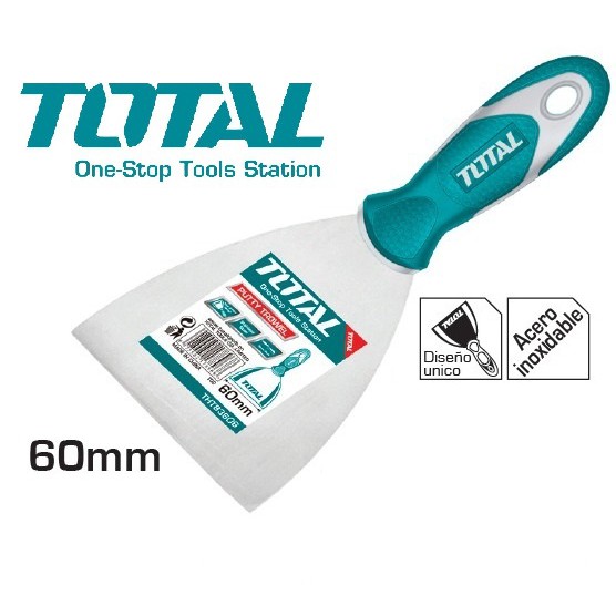 Xẻng trát bay sủi hồ 60mm dài 220mm Putty Trowel Total THT83606