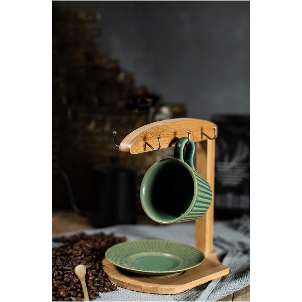 Set càfe gốm vân đá kiểu Nhật