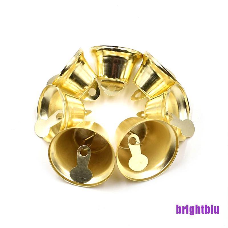 Bộ 10 Phụ Kiện Trang Trí Giáng Sinh Bằng Kim Loại Xinh Xắn