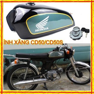 BÌNH XĂNG ĐỘ CD50 / CD50S 💎 Bình xăng cao cấp Sơn tĩnh điện kèm tem và logo sẵn