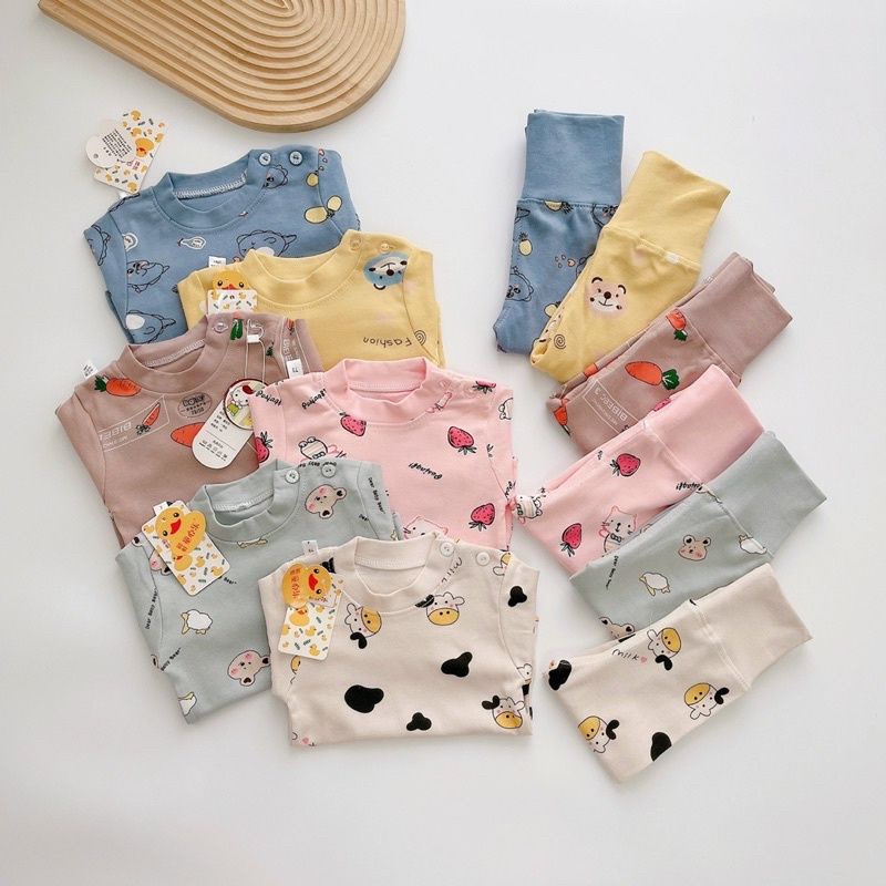 ☘️ SIÊU ẤM ☘️ BỘ COTTON CẠP CAO CHO BÉ