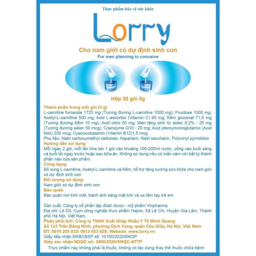 Lorry - hỗ trợ tăng cường khả năng sinh sản nam giới | BigBuy360 - bigbuy360.vn