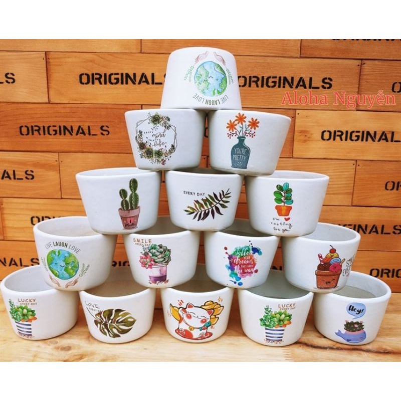 Chậu đủ bát tràng .đủ mẫu .đủ size.