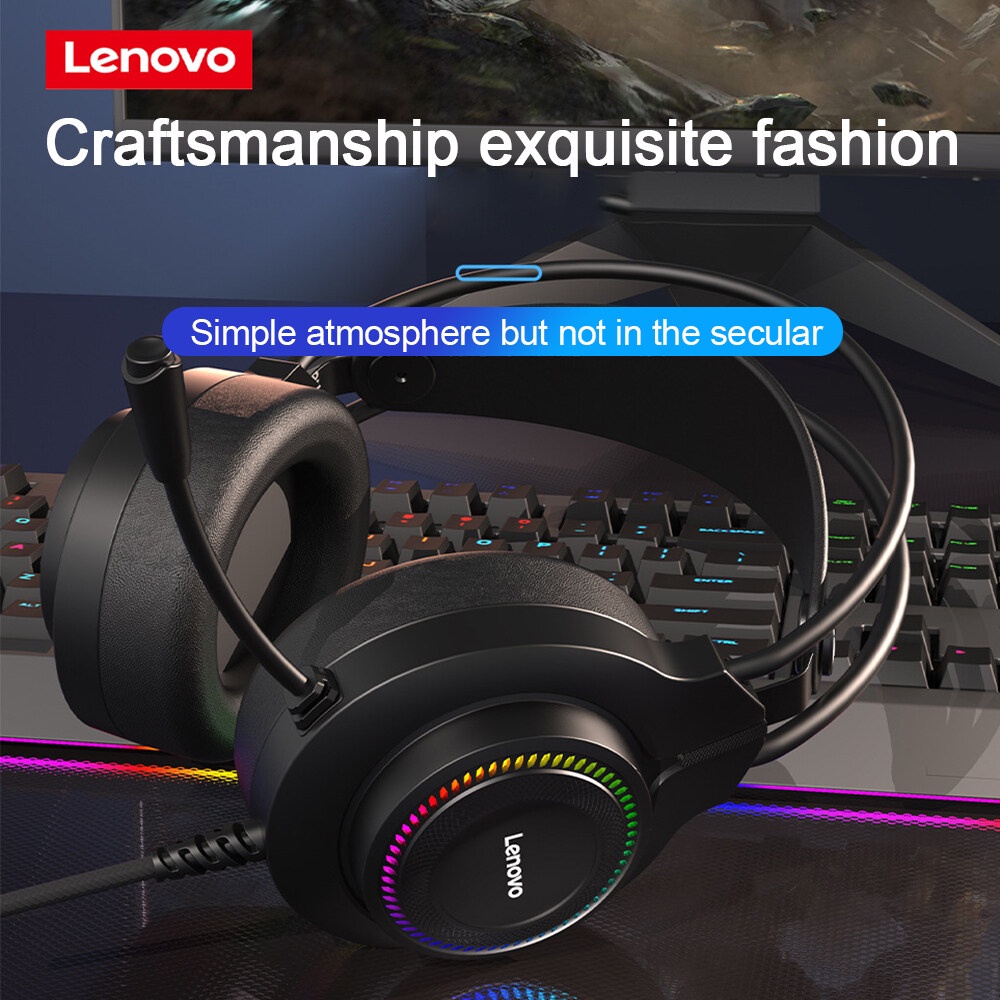 Tai nghe 7.1 gaming LENOVO G20 thinkplus led RGB - micro điều chỉnh 360 độ (Đen) Phụ kiện 1986