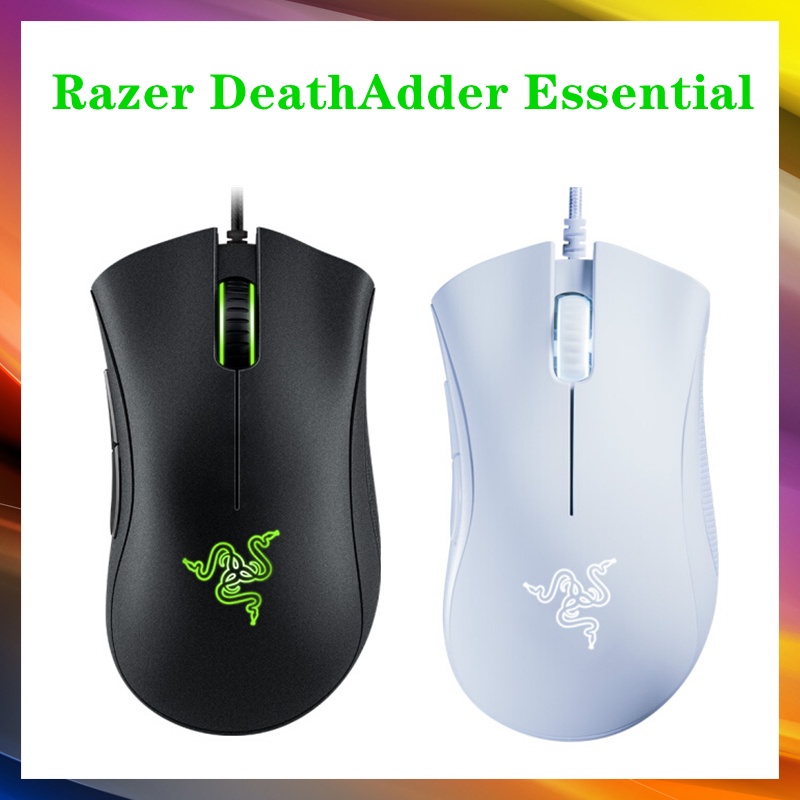 Chuột chơi game Razer DeathAdder 6400DPI Gaming Mouse Essential có 2 màu trắng/ đen