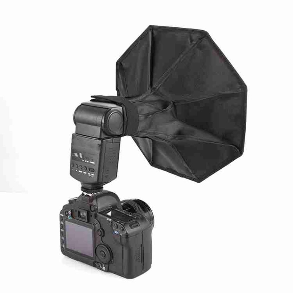 ⭐20cm Octagon Universal Mini Softbox Flash Diffuser Portable Camera Soft BoxCOD