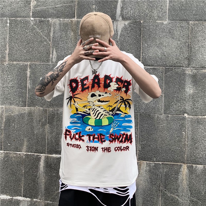 Áo thun nam nữ form rộng Yinxx, áo phông tay lỡ ATL104