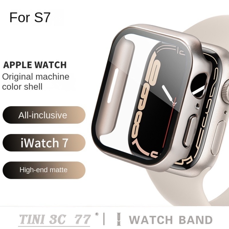 Ốp Kính Cường Lực Bảo Vệ Màn Hình Cho Apple Watch 7 S7》 45mm 41mm 7